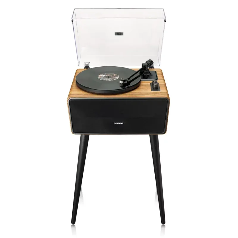 Lenco Record Player On Legs with Built-in Speakers