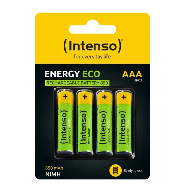 Intenso Rechargeable 850 mAh Batteries AAA