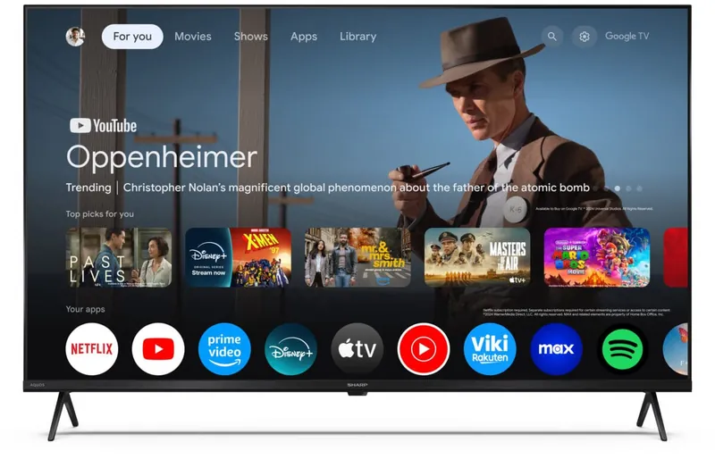 Sharp 43′ QLED Google TV