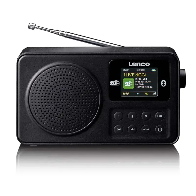 Lenco Portable DAB+/FM Radio with Bluetooth