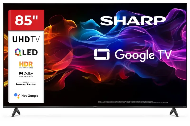 Sharp 85″ 4K Ultra HD QLED Google TV