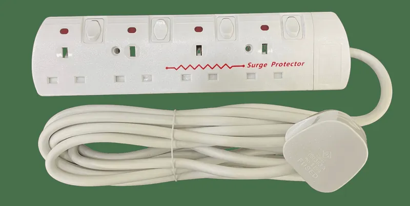 4-Gang Extension Lead With Surge Protection