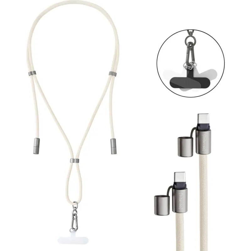 Intenso Phone Lanyard and charging/data cable in one
