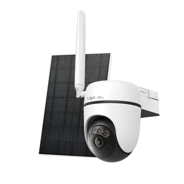 Tp-Link Solar-Powered Pan/Tilt 4G LTE Security Camera Kit